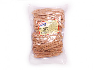 Деревенские гренки с аджикой: Треска соломка