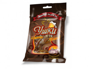 Бастони Чипсы свиные классические: Уши свиные с чесноком 