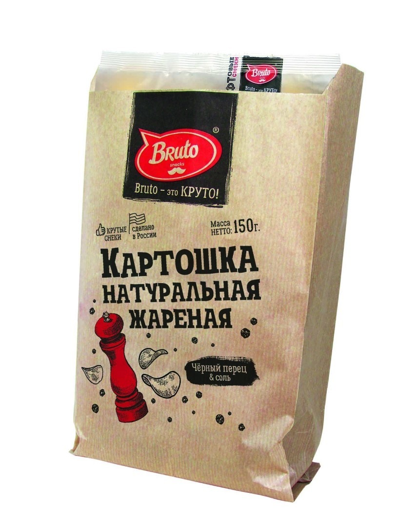 Картофель «Бруто» черный перец 130 гр. в Климовске