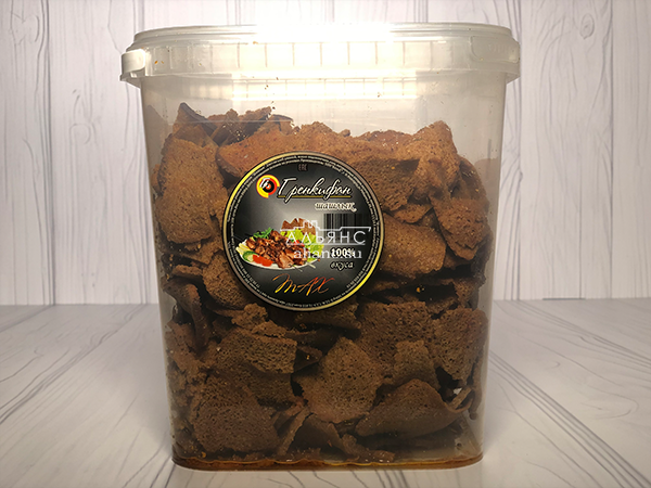 Ржаные гренки со вкусом шашлыка в Климовске
