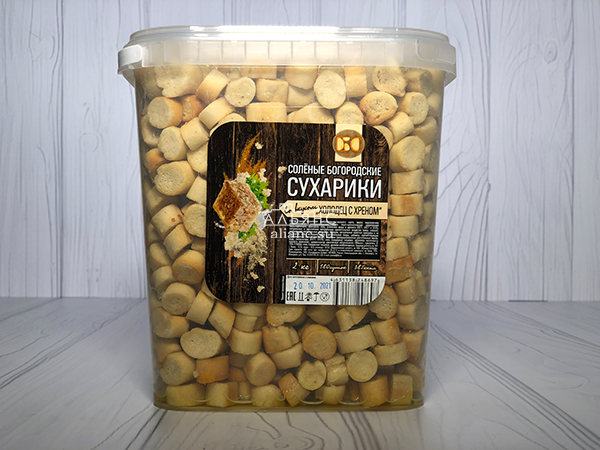 Сухарики с холодцом и хреном в Климовске