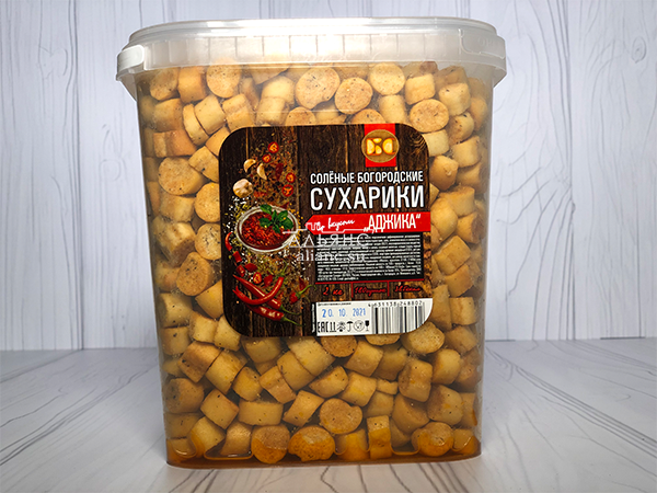 Сухарики с аджикой в Климовске