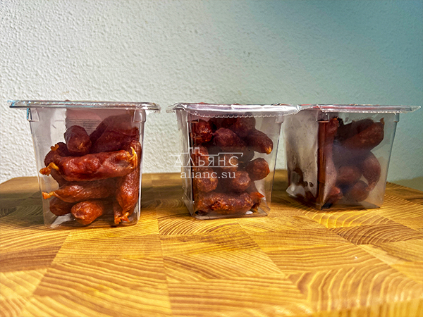 Колбаски МИНИ с сыром с/к (100 гр) в Климовске