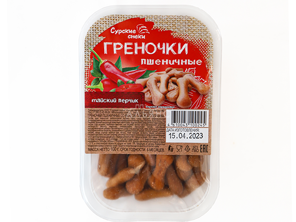 Сурские гренки Тайский перчик (100 гр) в Климовске