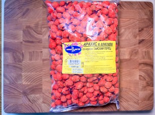 Сухарики с малосольным огурчиком: Арахис в глазури со вкусом тайский перец