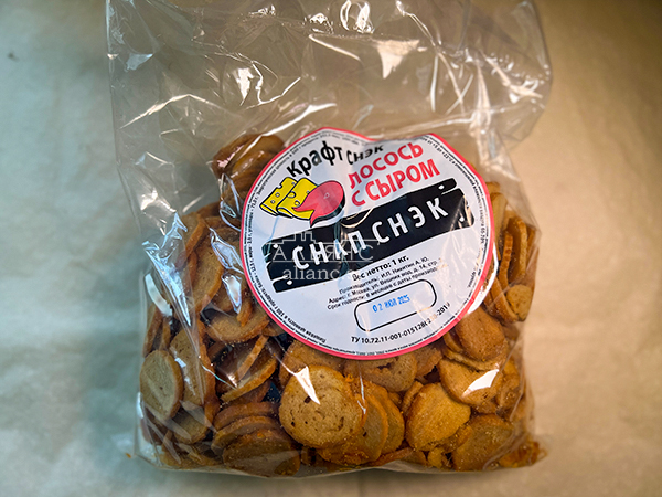 Снапсы ПШЕНИЧНЫЕ "Лосось с сыром" в Климовске