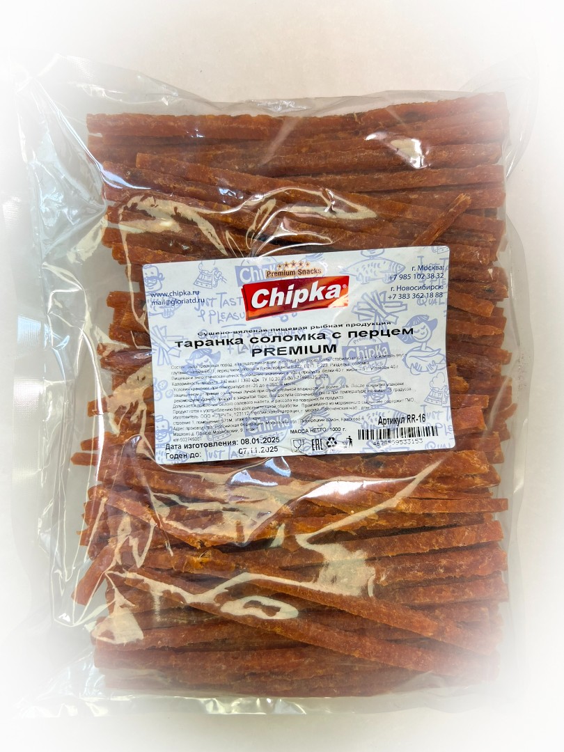Таранка с перцем (соломка) (Chipka ПРЕМИУМ) в Климовске