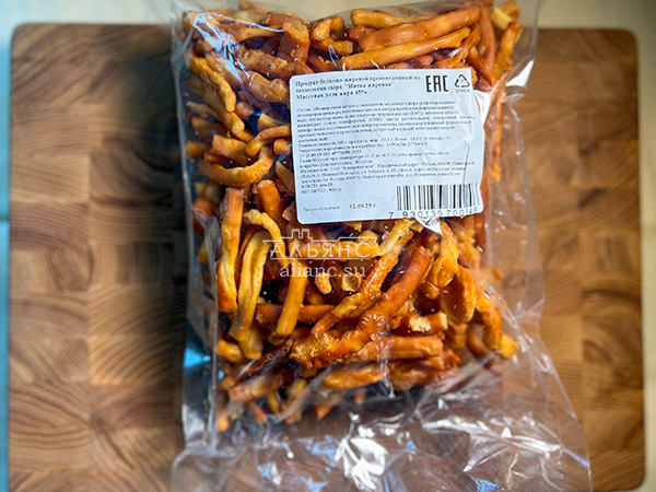 Нитка ЖАРЕНАЯ  Oktobersnack1 кг (сырный продукт) в Климовске