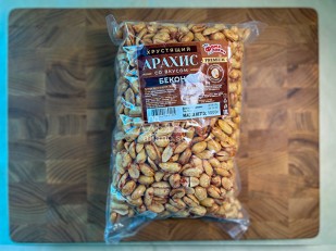 Чипсы: БОБАРАХИС Арахис премиум со вкусом бекон 1кг