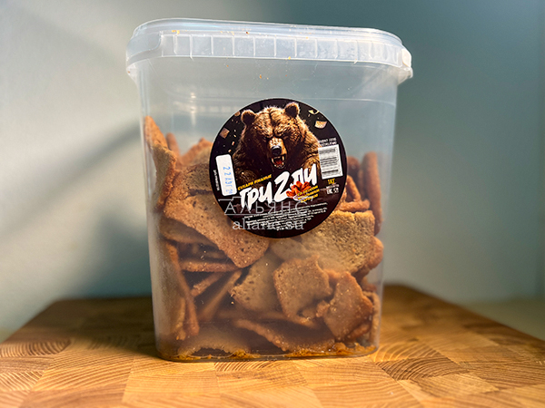 Ведро Ржаные гренки со вкусом Крылышки Барбекю (1 кг) в Климовске