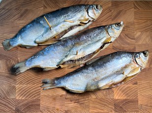 Креветки вяленые: Пелядь вяленая крупная потрошеная