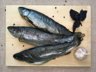 Креветки вяленые: Форель радужная вяленая