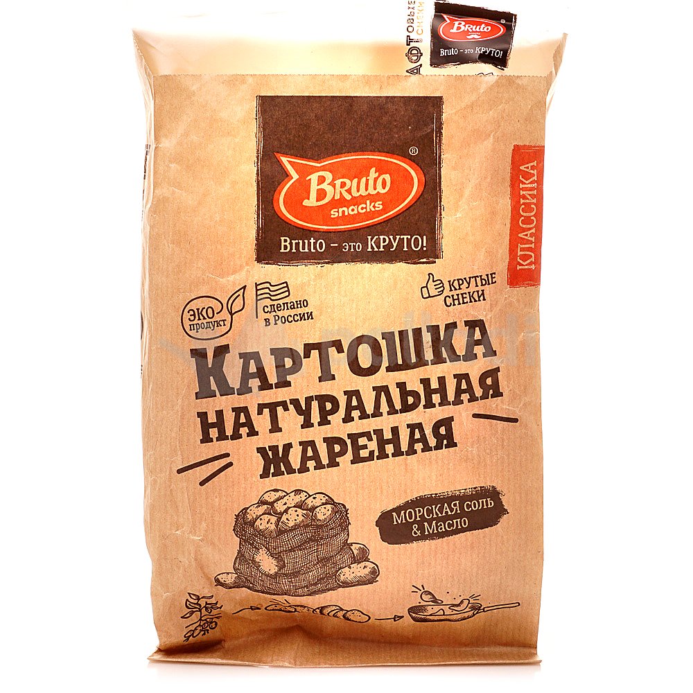 Картофель «Бруто» с солью 70 гр. в Климовске